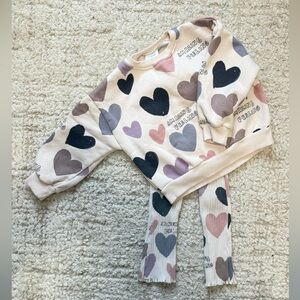 Zara Kids Multicolor Heart Sweater